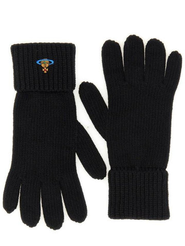 Vivienne Westwood Wool Gloves. - VIVIENNE WESTWOOD - BALAAN 1