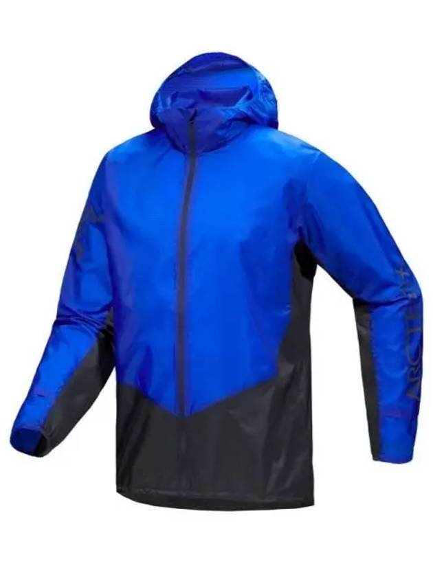 Norvan Windshell Hooded Windbreaker Blue - ARC'TERYX - BALAAN 1