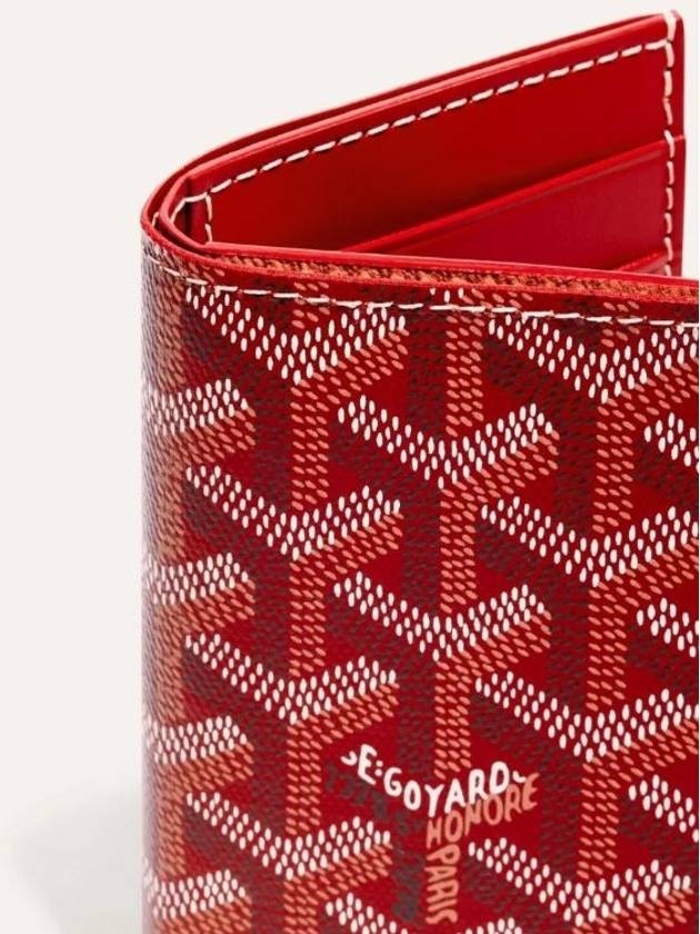 Saint Pierre bifold card wallet red - GOYARD - BALAAN 4