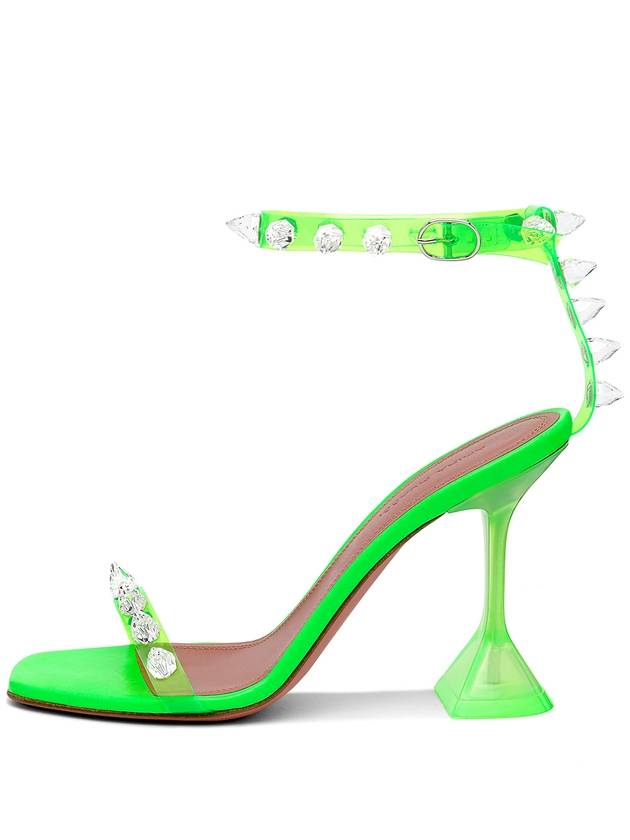 Amina Muaddi Sandals Green - AMINA MUADDI - BALAAN 5