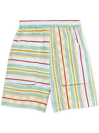 Paula Ibiza Short Pants S616Y04X454675 GREEN RED YELLOW MULTICOLOUR - LOEWE - BALAAN 2