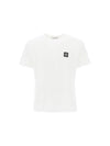 Logo Patch Short Sleeves T-Shirt White - STONE ISLAND - BALAAN 2