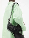 Le Cagole XS Lambskin Shoulder Bag Black - BALENCIAGA - BALAAN 4