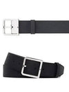 Men's Reversible Leather Belt Black - MONTBLANC - BALAAN 6