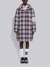 Summer Tweed Hooded Football Sideline Parka - THOM BROWNE - BALAAN 9