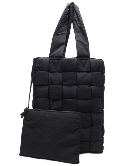 Padded Tote Bag Black - BOTTEGA VENETA - BALAAN 2