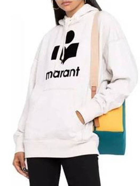 Mansell Logo Hooded Top Ivory - ISABEL MARANT - BALAAN.