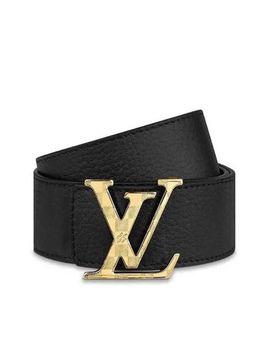 Men's Damier LV 40MM Reversible Leather Belt Black - LOUIS VUITTON - BALAAN 1