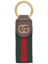 Ophidia Keychain Green And Red Web Stripe - GUCCI - BALAAN 2