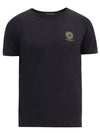 Men's Logo Medusa Cotton Short Sleeve T-Shirt Black - VERSACE - BALAAN 2