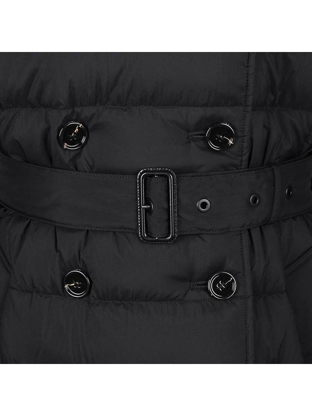 Detachable Hoodie Puffer Coat Padded Black - BURBERRY - BALAAN 8