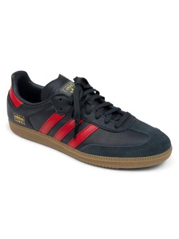 Samba OG Leather Low Top Sneakers Carbon - ADIDAS - BALAAN 3