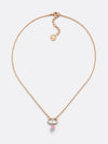 Petite CD Necklace Pink Resin Pearl N1390PTCPL D67P - DIOR - BALAAN 1