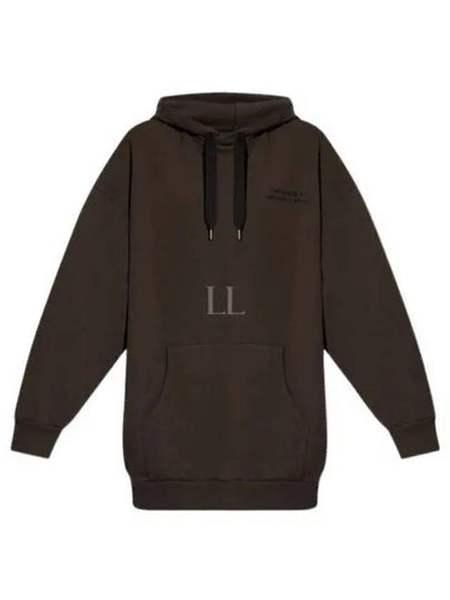 Solena Embroidered Logo Oversized Hoodie Faded Black - ISABEL MARANT - BALAAN 2