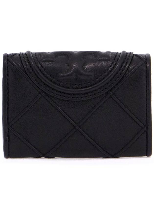 Fleming Small Half Wallet Black - TORY BURCH - BALAAN 4