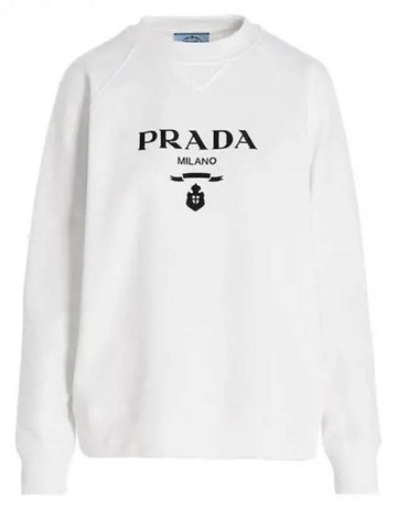 134645 10GW F0964 Logo Sweatshirt - PRADA - BALAAN 1