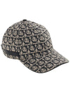 Ferragamo Men s Gancini Baseball Cap 56 0678 NERO BONE 0725868 - SALVATORE FERRAGAMO - BALAAN 4