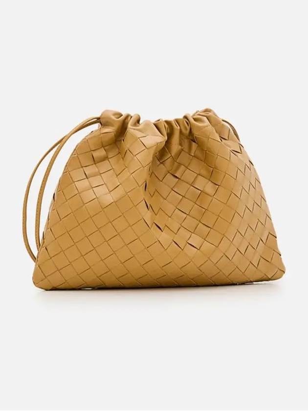 Intrecciato Medium Calfskin Bucket Bag Beige - BOTTEGA VENETA - BALAAN 3