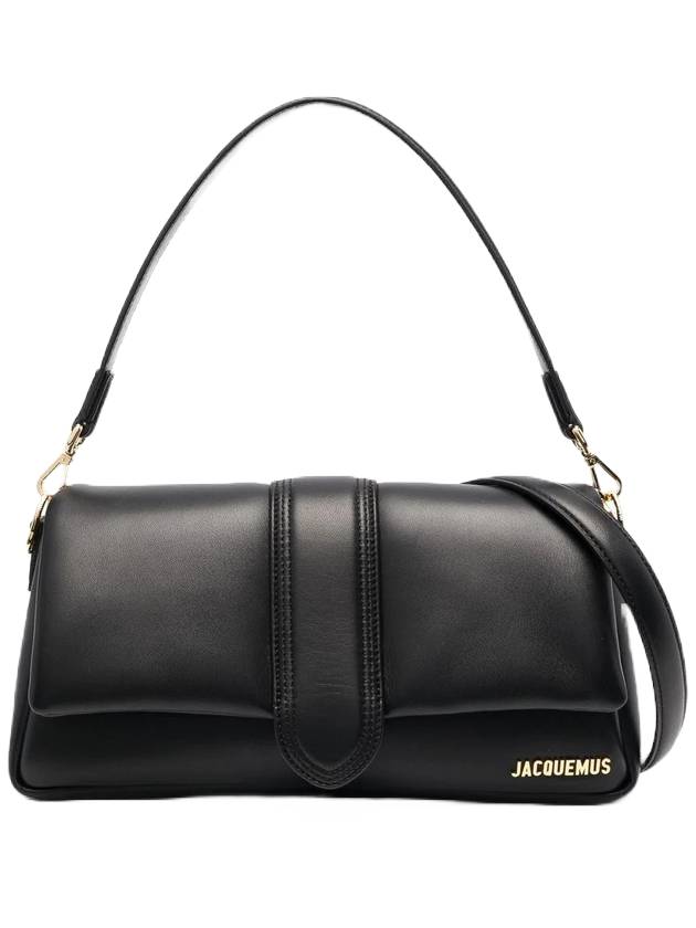 Le Bambimou Puffed Flap Shoulder Bag Black - JACQUEMUS - BALAAN 1