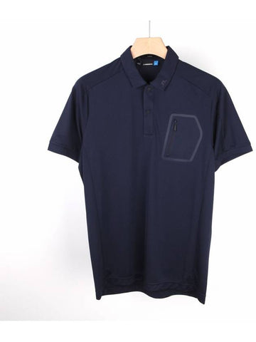 Max Max Slim TX Polo Shirt Navy - J.LINDEBERG - BALAAN 1