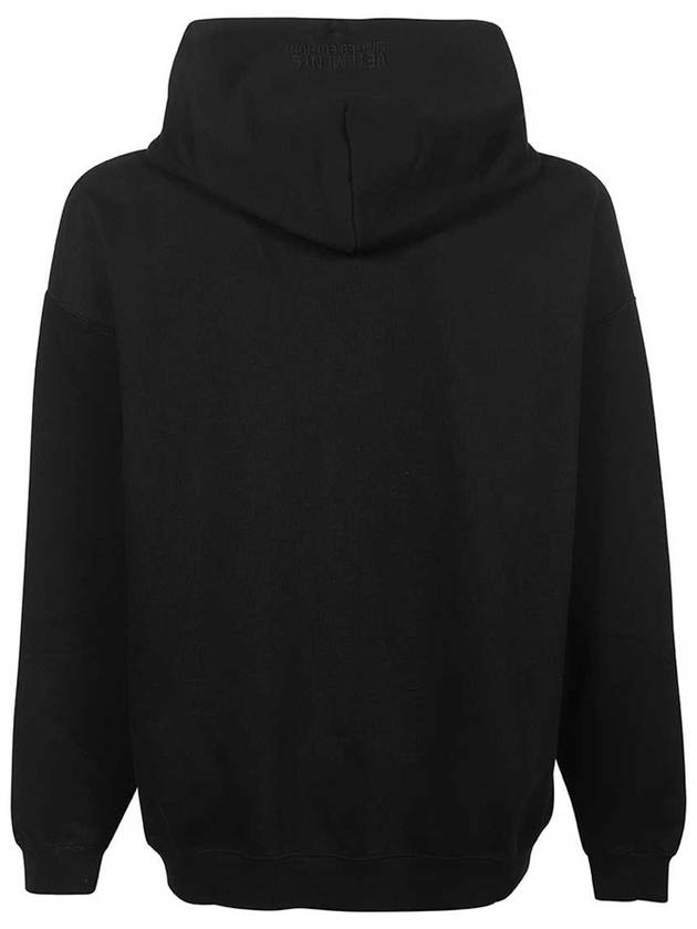 Chest Logo Hoodie Black - VETEMENTS - BALAAN 4