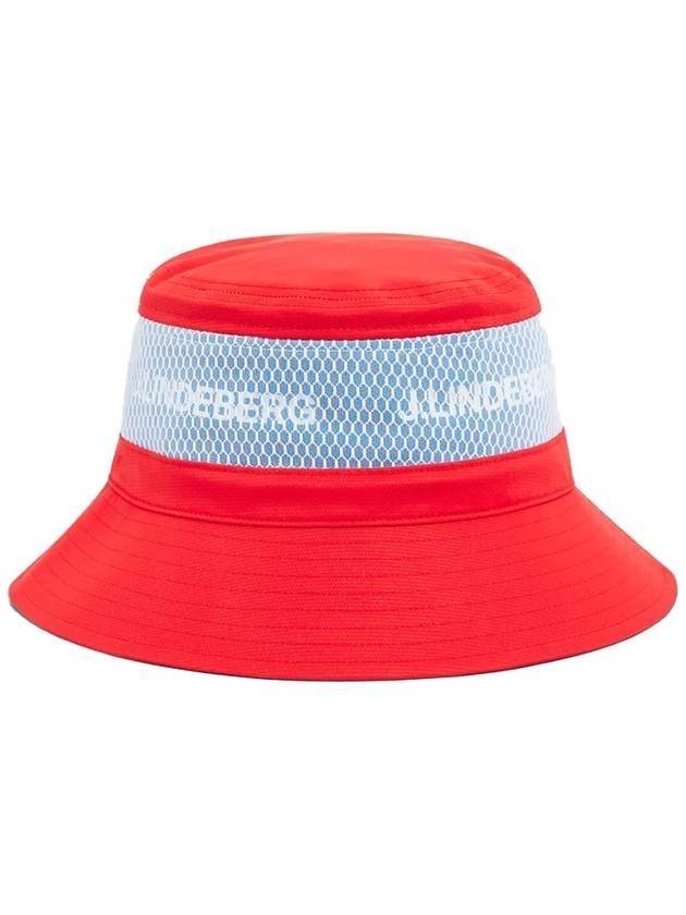 Denver Bucket Hat Fiery Red - J.LINDEBERG - BALAAN 1