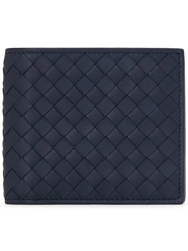 Intrecciato Weaving Half Wallet Navy - BOTTEGA VENETA - BALAAN 2