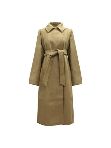 Bcollag Style Wool Single Coat Beige - MAX MARA - BALAAN 1