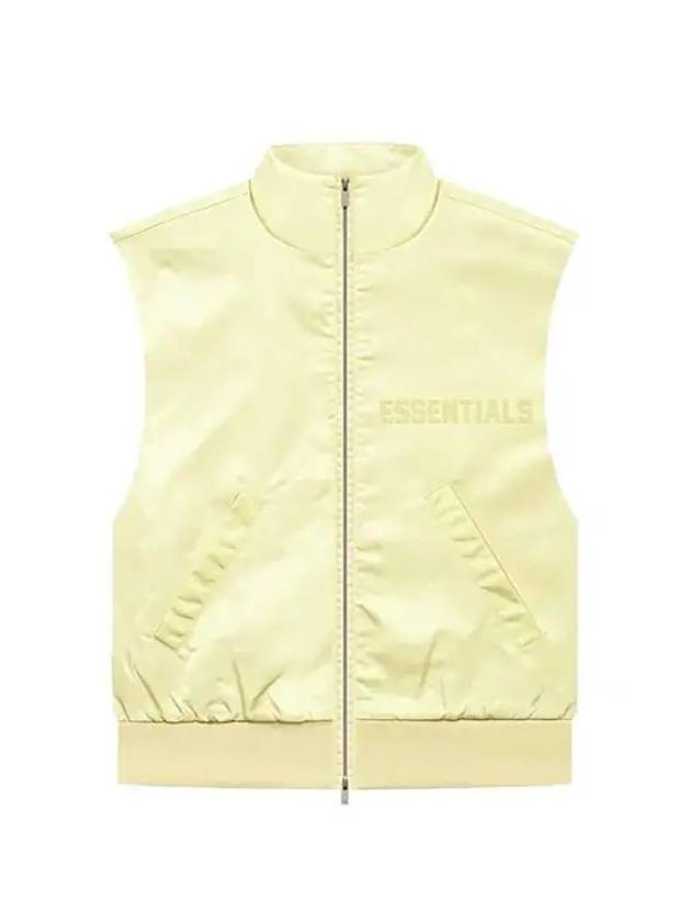 Essential Women s Canary Chest Logo Print Zipper Vest 202SU225006FW - FEAR OF GOD - BALAAN 2