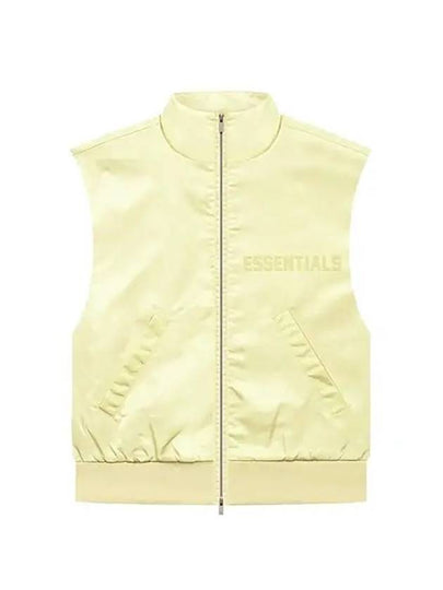 Essential Women s Canary Chest Logo Print Zipper Vest 202SU225006FW - FEAR OF GOD - BALAAN 2