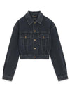 Neo 80s Denim Jacket Black - SAINT LAURENT - BALAAN 1