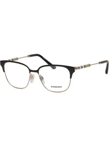 Eyewear Square Eyeglasses Black - BURBERRY - BALAAN 1