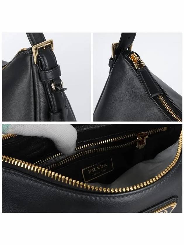 1BC229 2CYS F0002 Emme medium leather shoulder bag - PRADA - BALAAN 5