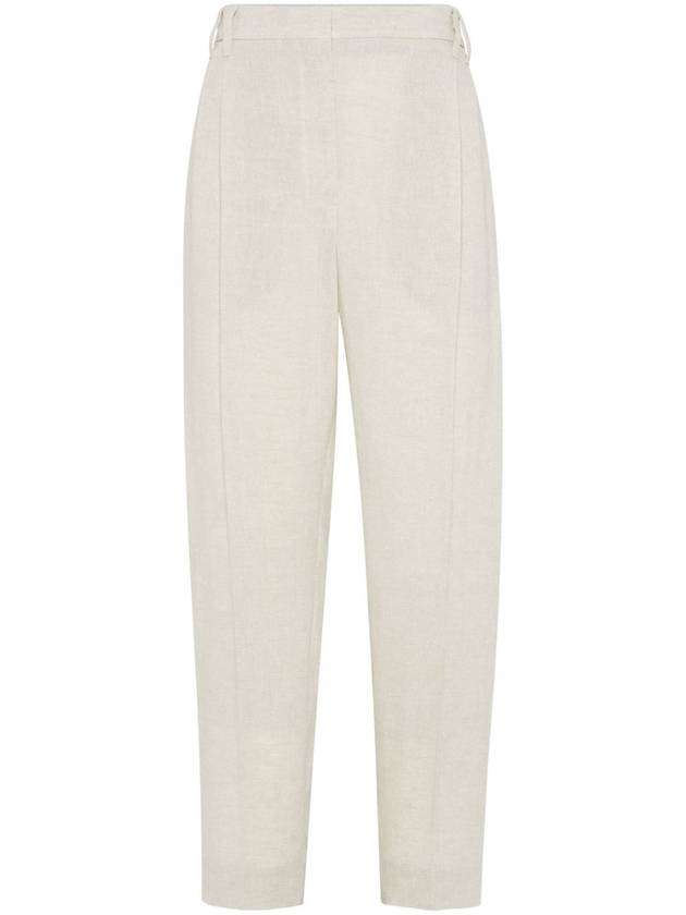 Brunello Cucinelli Trousers Beige - BRUNELLO CUCINELLI - BALAAN 1