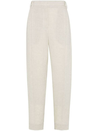 Brunello Cucinelli Trousers Beige - BRUNELLO CUCINELLI - BALAAN 1