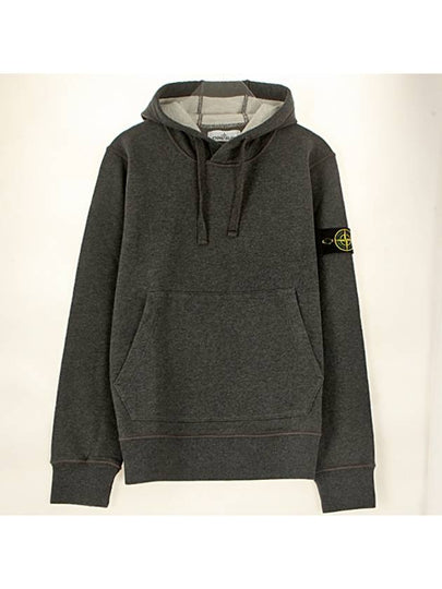 721564151 V0M67 Wappen Hooded Sweatshirt Charcoal Men s TEO 270608 - STONE ISLAND - BALAAN 2