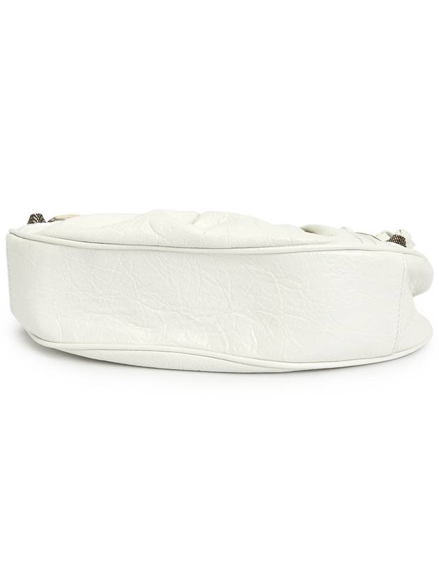 Le Cagole XS Lambskin Shoulder Bag White - BALENCIAGA - BALAAN 6