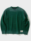 Vintage Washed Eprogo Round Pullover Green - FFEFF STUDIO - BALAAN 5