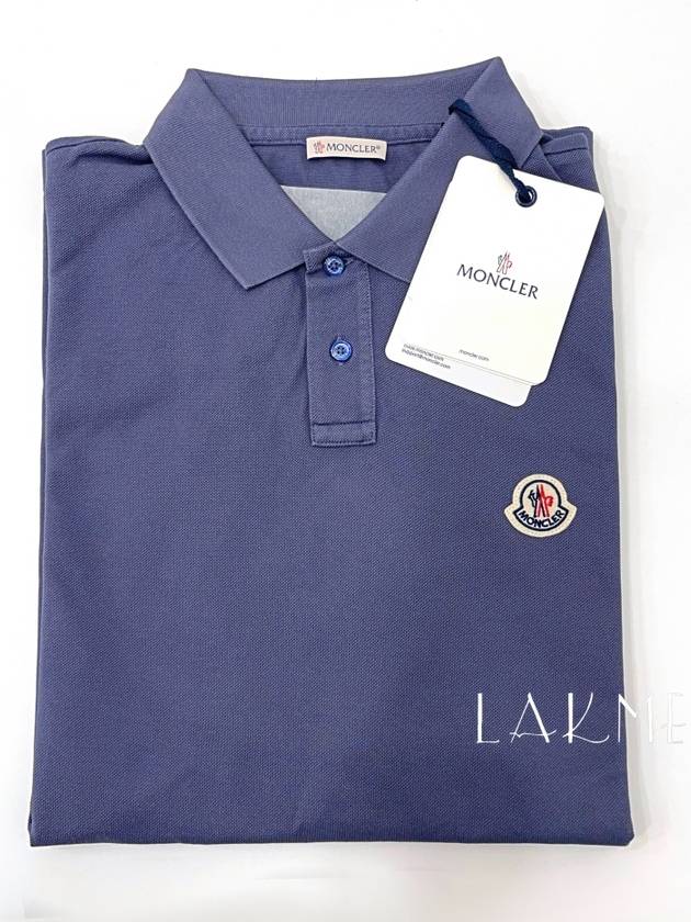 Back jacquard logo detail men s collar polo PK shirt 8A72110 84673 791 - MONCLER - BALAAN 7