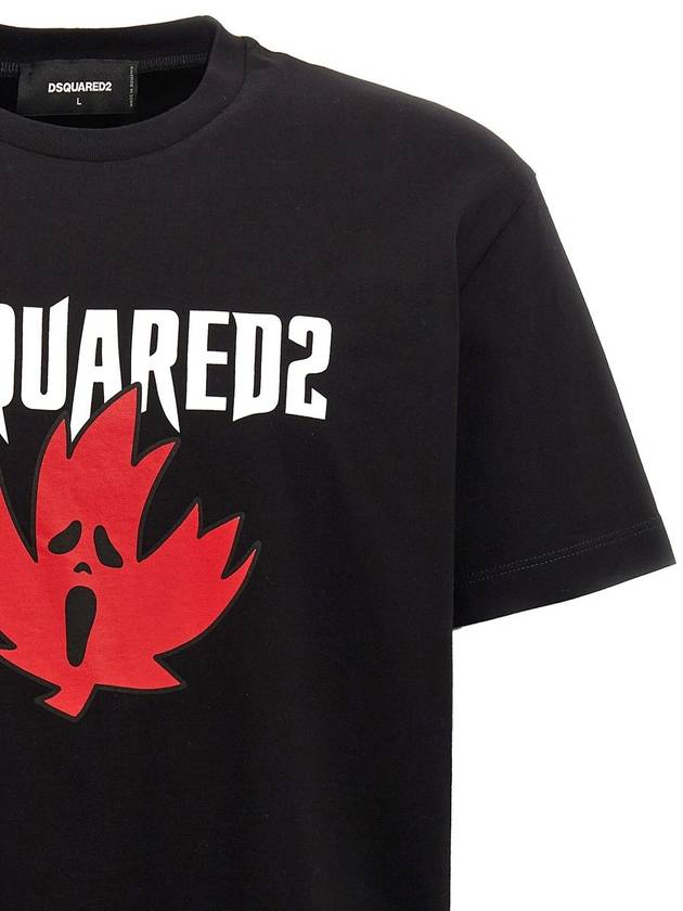 DSQUARED2 Logo Print T-Shirt - DSQUARED2 - BALAAN 3