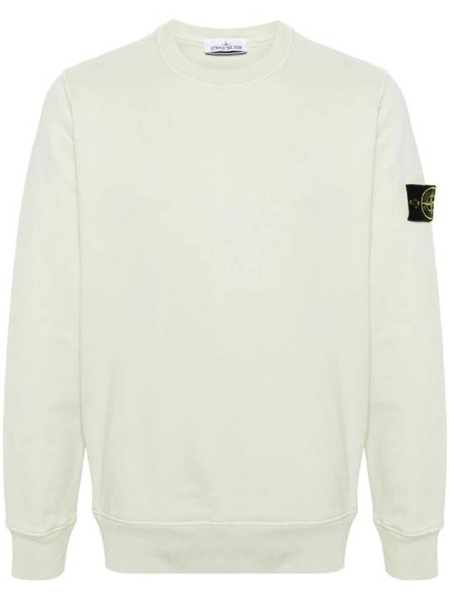 Wappen Patch Garment Dyed Sweatshirt Pistachio - STONE ISLAND - BALAAN 2