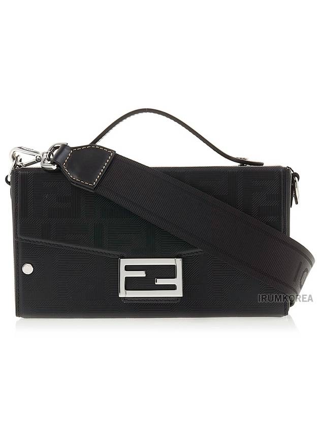 Baguette Soft Trunk Cross Bag Black - FENDI - BALAAN 2