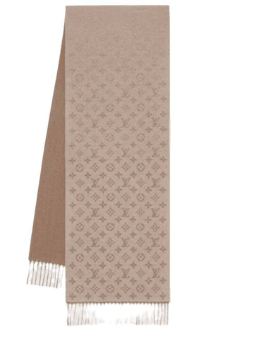 MNG Gradient Scarf Beige - LOUIS VUITTON - BALAAN 1