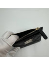 Gold logo caviar card wallet black - CHANEL - BALAAN 7