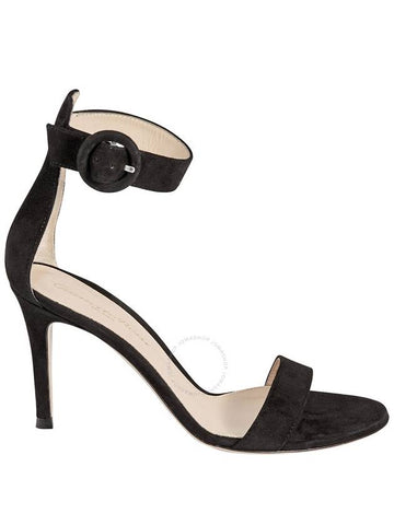 Gianvito Rossi Ladies Black Sandals, Brand Size 35 (US Size 5) - GIANVITO ROSSI - BALAAN 1