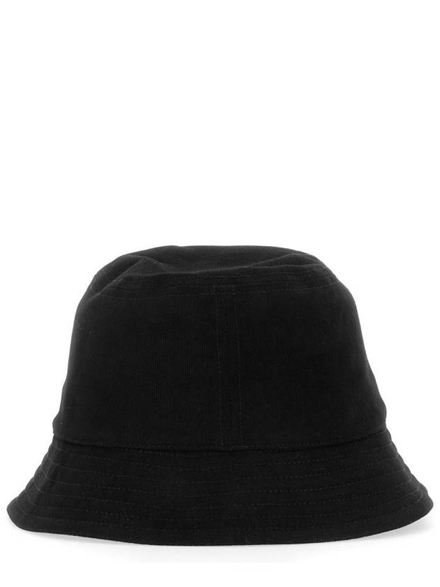 Haley Embroidered Logo Bucket Hat Black - ISABEL MARANT - BALAAN 5