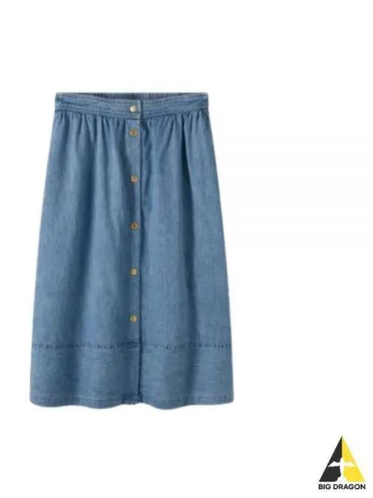 Rita A-Line Skirt Blue - A.P.C. - BALAAN 2