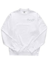 Men's Villa Logo Cotton Sweatshirt White - SPORTY & RICH - BALAAN 3