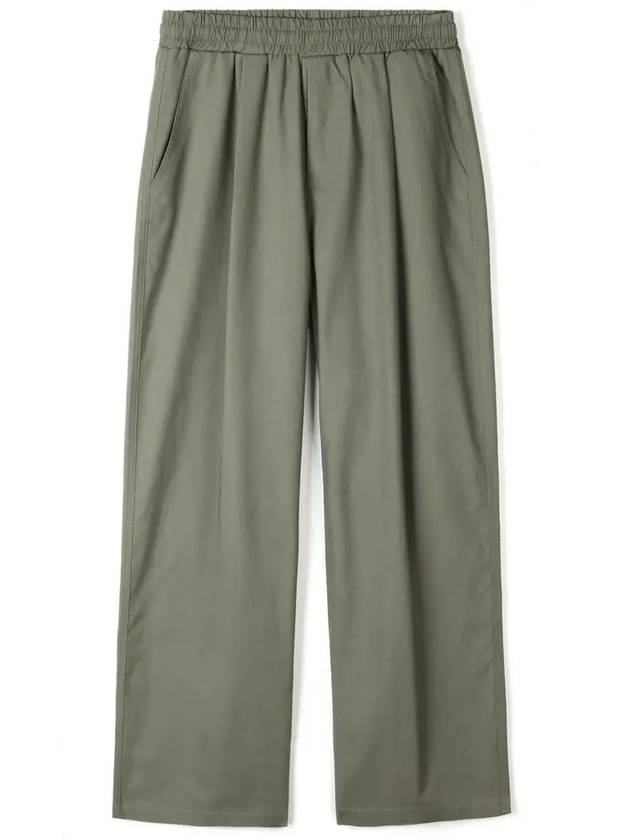 One tuck wide linen pants_khaki - INDUST - BALAAN 10