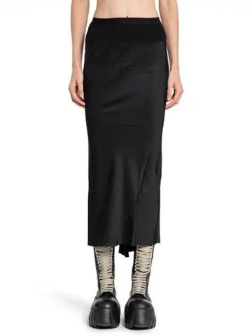 Rick Owens Porterville viscose skirt 270420 - RICK OWENS - BALAAN 1